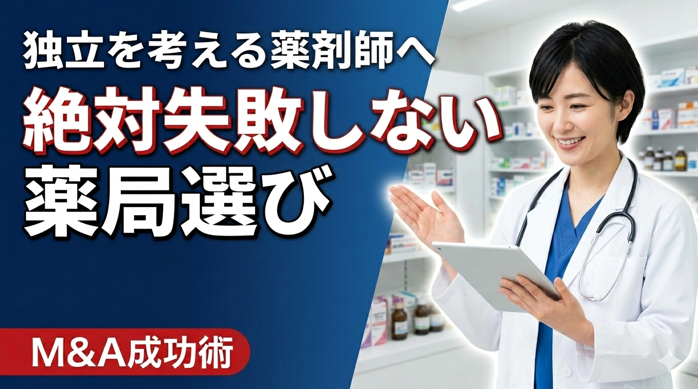 買収候補の薬局を選ぶポイント（上巻）<br>案件概要書の「数字」から読み解く収益性とリスク